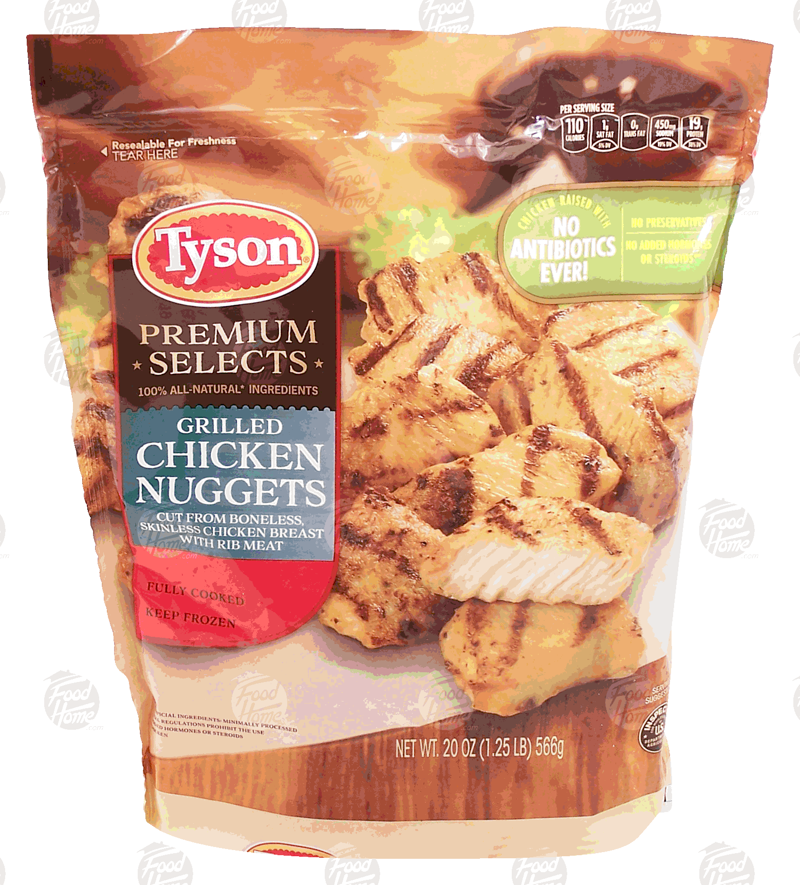 Tyson Premium Selects grilled chicken nuggets Full-Size Picture